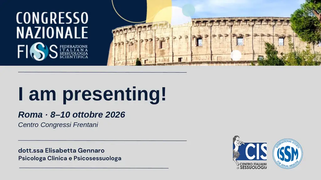 Congresso Nazionale FISS 2026 Roma – I am presenting! dott.ssa Elisabetta Gennaro